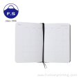 Qualified Leather Logo Embossed Planner Book